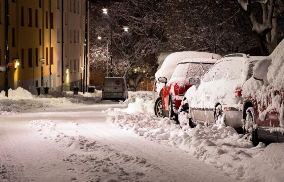 Schnee Straße